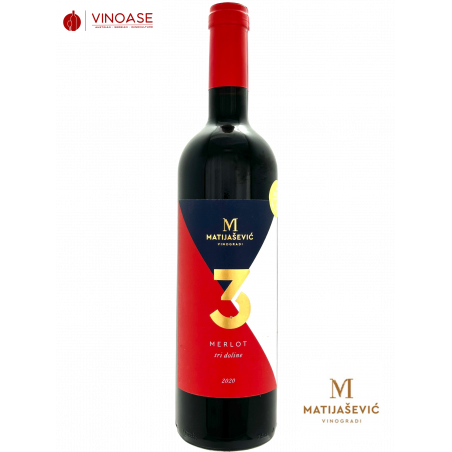 Tri doline Merlot 2023 - Matijašević