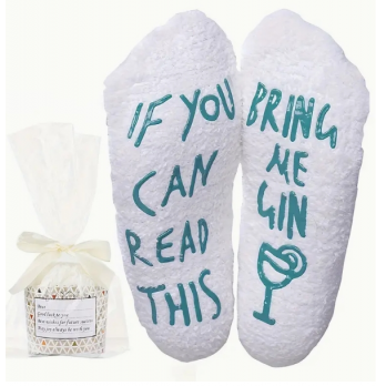 Socken mit GIN-Thema