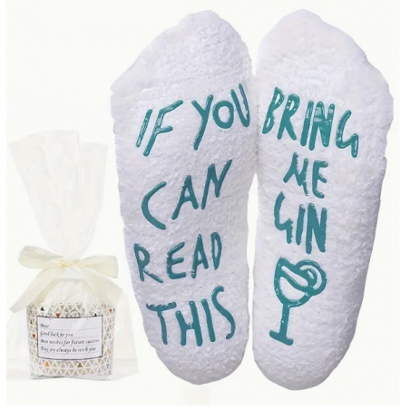 Socken mit GIN-Thema