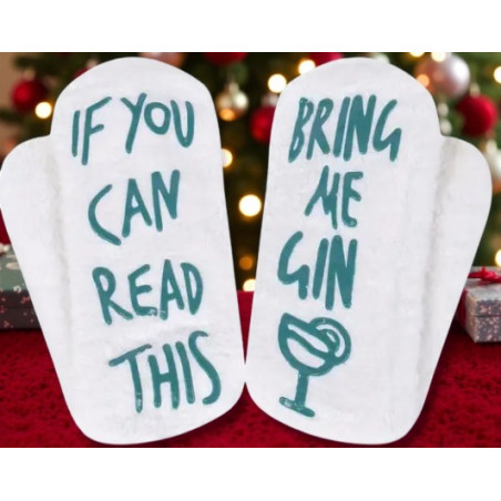 Socken mit GIN-Thema