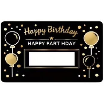 Gutschein - Rubbelkarte