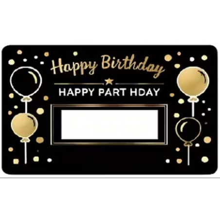 Gutschein - Rubbelkarte