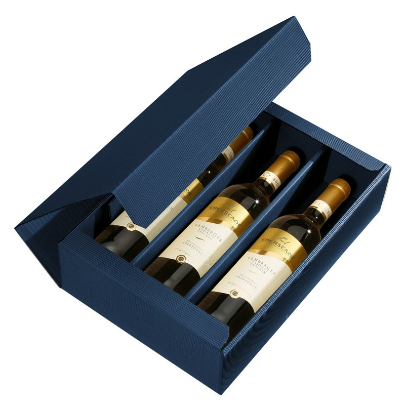 Geschenkkarton "Saphirblau" 3-er