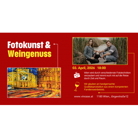 Fotokunst und Weingenuss am  03.04.26
