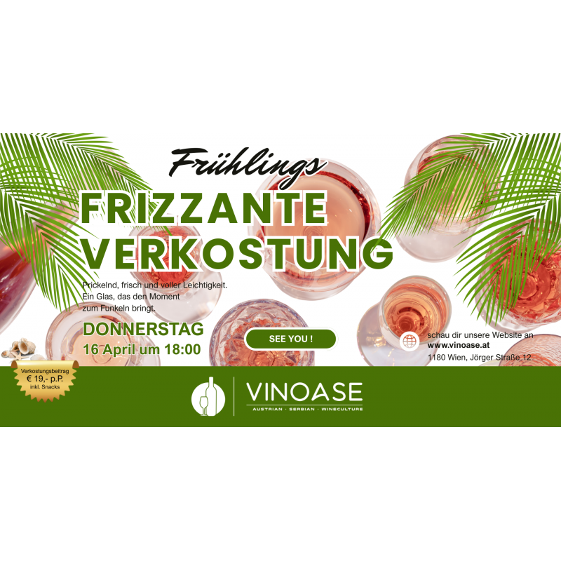 Frizzante Verkostung am 16.04.26