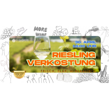 Riesling Verkostung am 30.04.26
