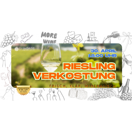 Riesling Verkostung am 30.04.26