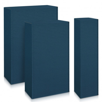 Geschenkkarton "Saphirblau" 2-er