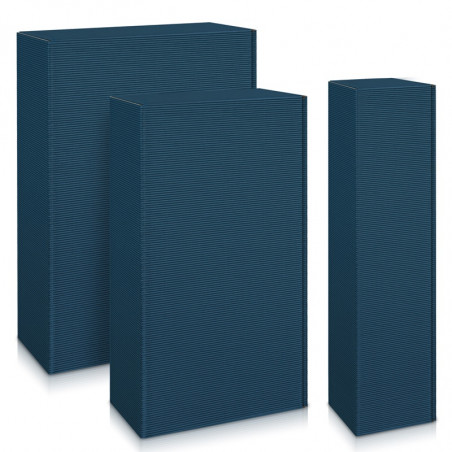 Geschenkkarton "Saphirblau" 2-er