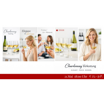 Chardonnay Verkostung am 21.05.26