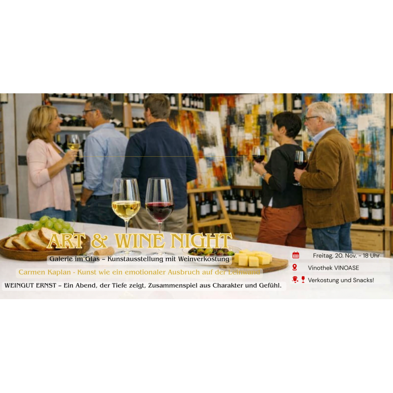 Art & Wine Night am 20.11.26