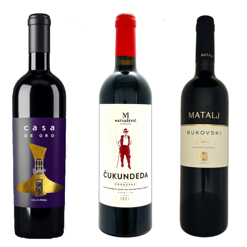 Serbiens Rotwein-Klassiker - 3er Paket