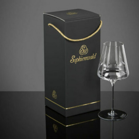 Geschenkbox für 1 Glas, schwarz