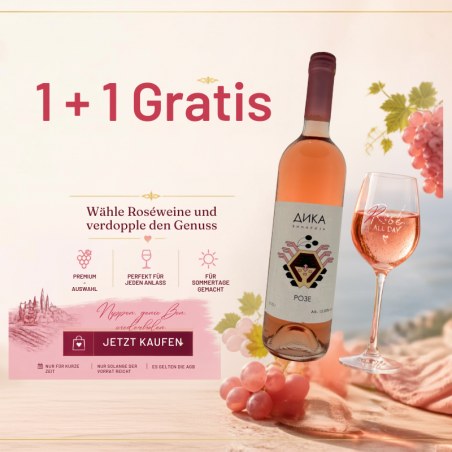 Rosé 2022 - nur für kurze Zeit 1+1 Gratis