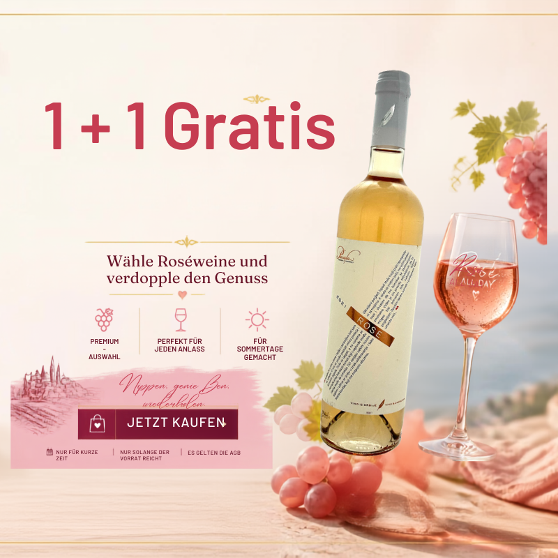 Roze 2021 - nur für kurze Zeit 1+1 Gratis