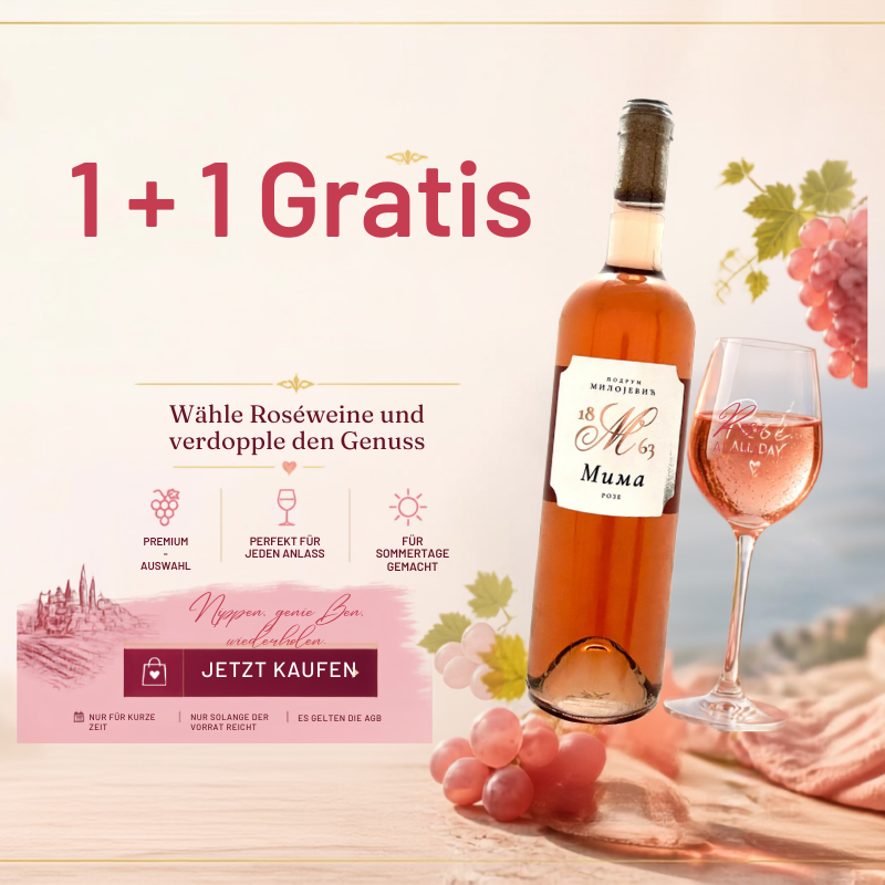 Mima Roze 2022 – 1+1 Gratis (2 Flaschen)