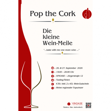 Pop the Cork - Die kleine Wein-Meile 2026