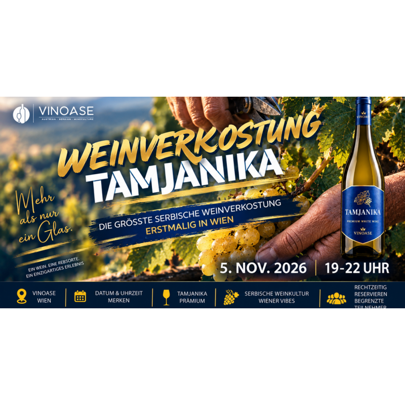 Tamjanika Verkostung am 5.11.26 Tamjanika Verkostung am 5.11.26