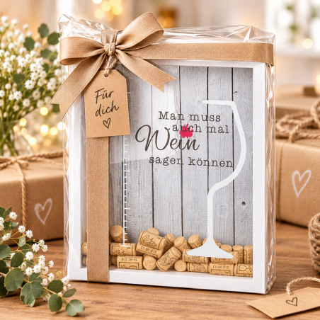 Weinkorken Sammelbox