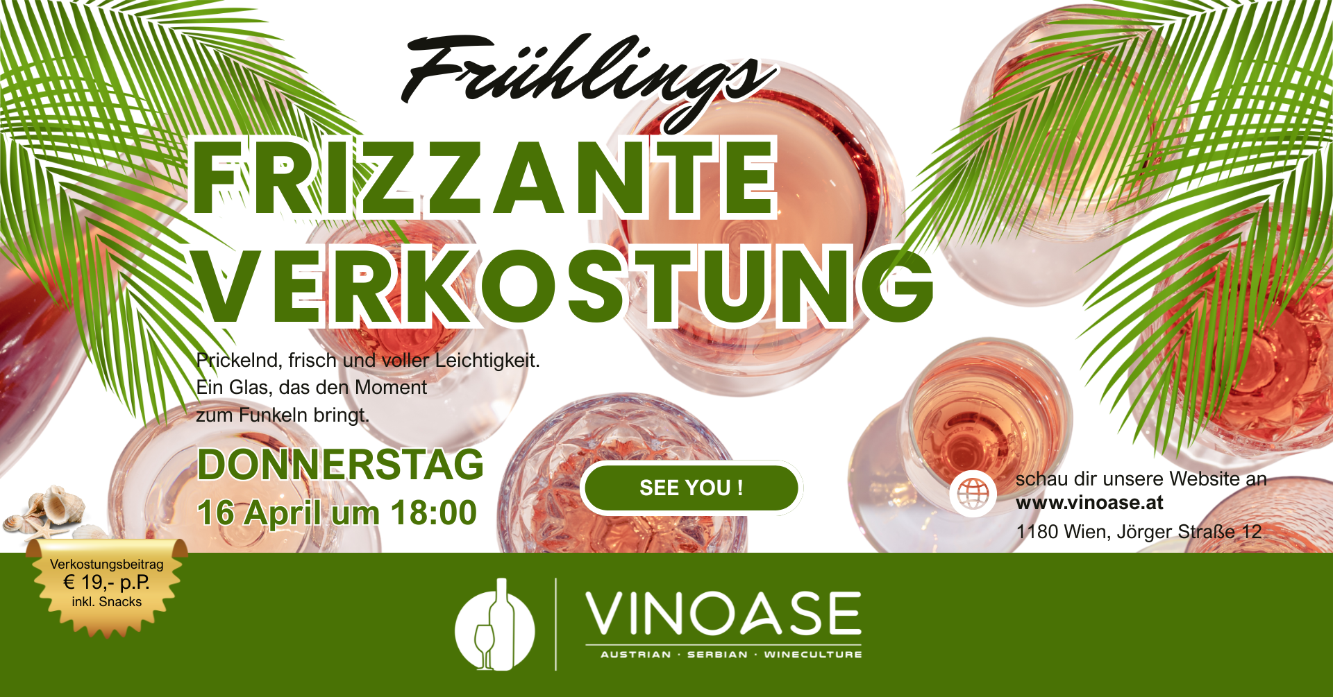 Frizzante Verkostung am 16.04.26