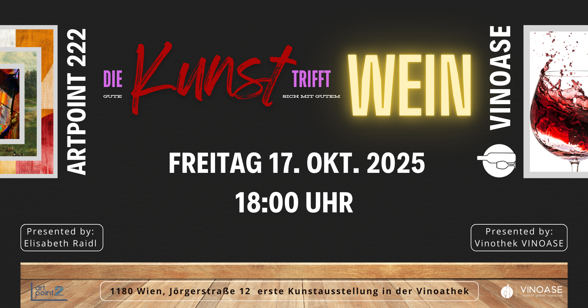 Kunst trifft Wein