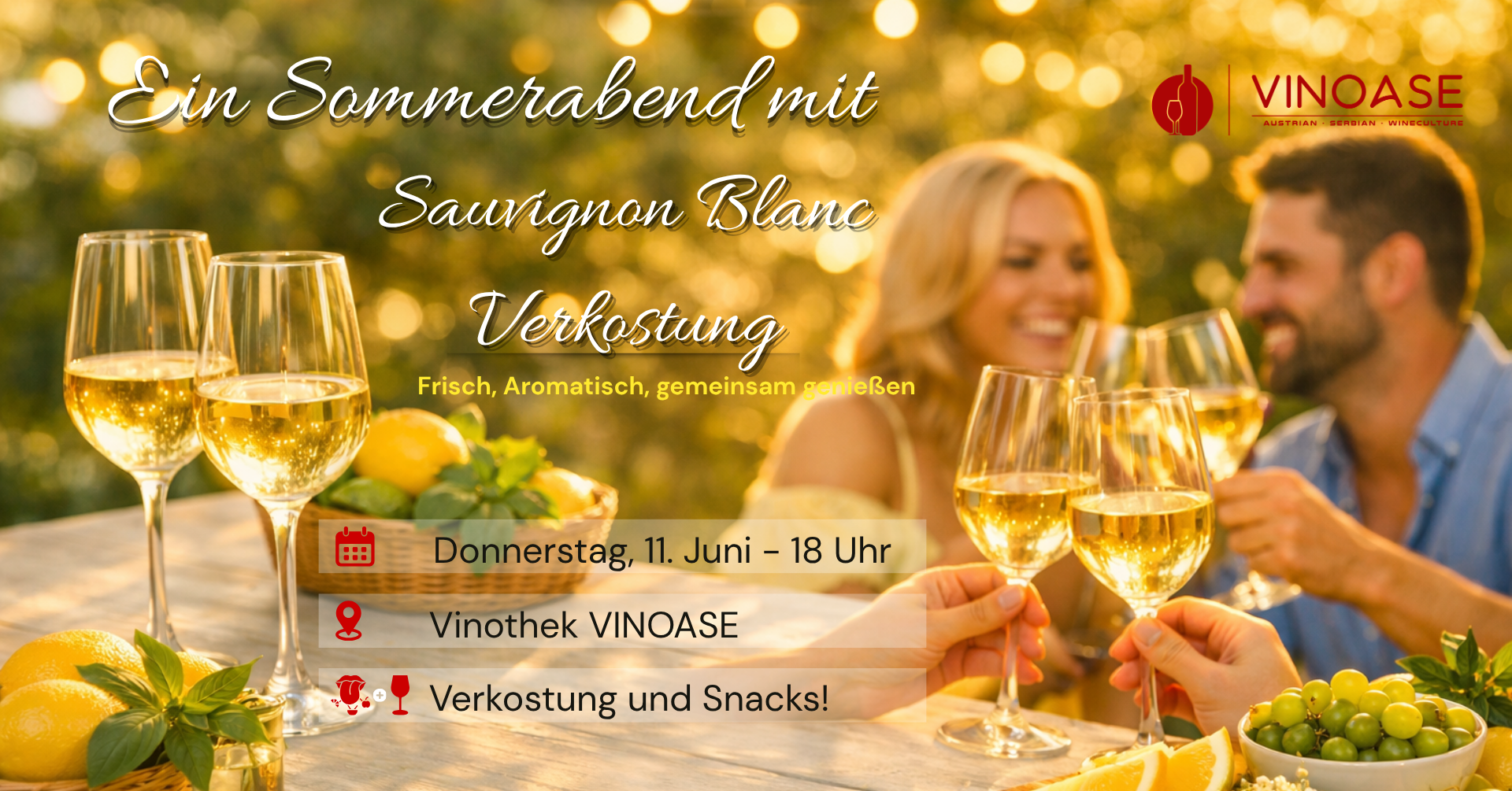 Sauvignon Blanc Verkostung am 11. Juni 2026