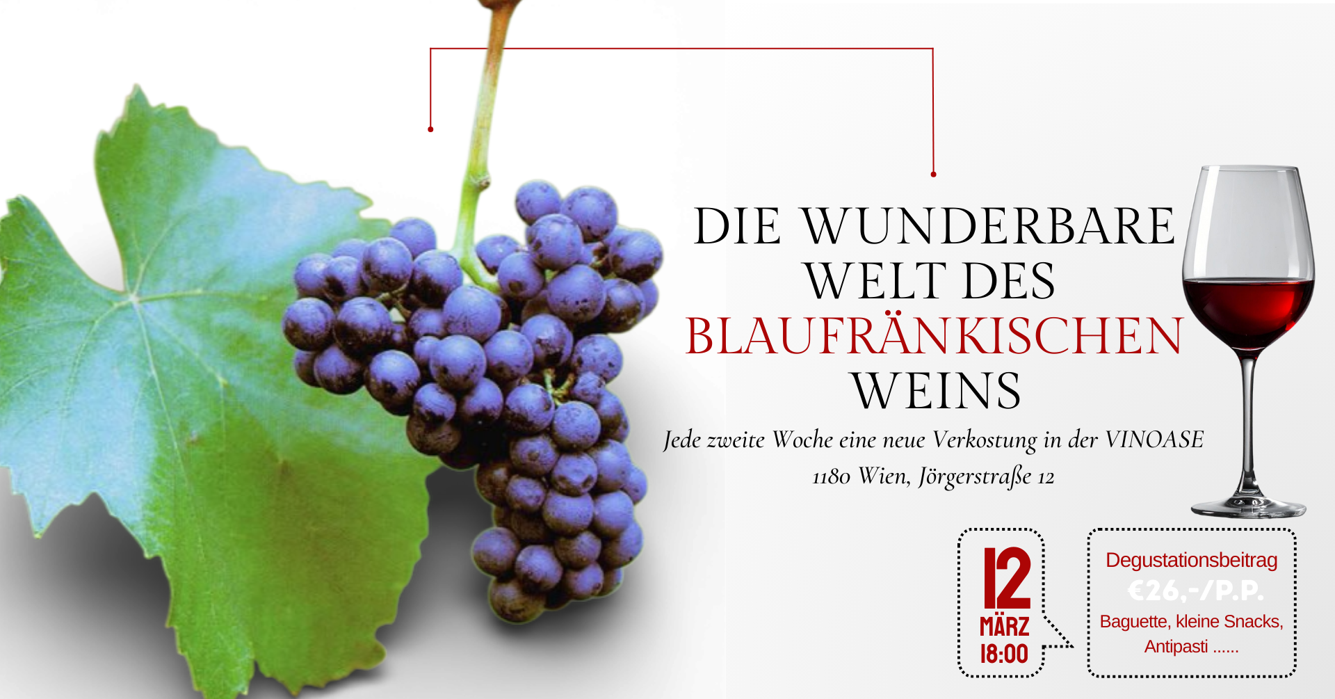 Blaufränkisch - Weinverkostung am 12.03.