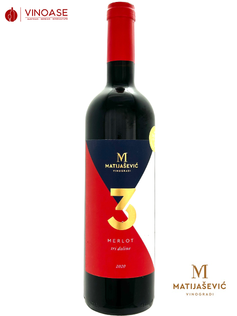 Tri doline Merlot 2023 - Matijašević